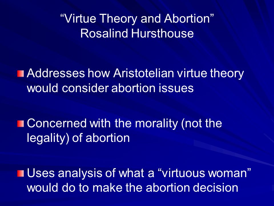 Abortion: A Critical Analysis Essay